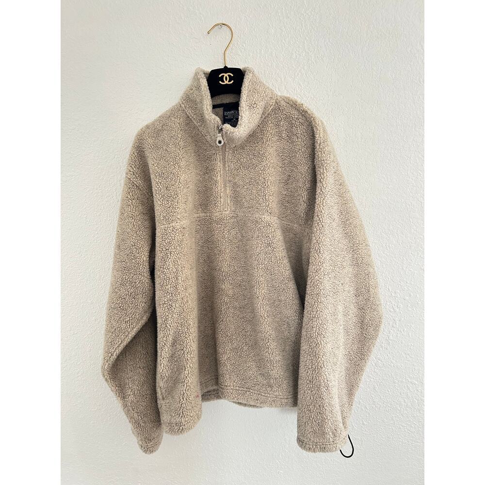 Lands end 90s TannFleece Sweater